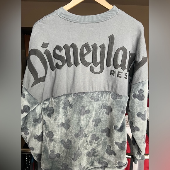 Disneyland Gray Fuzzy Mickey Icons Spirit Jersey (XS) - Picture 2 of 5